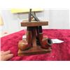 Image 5 : Pipe Stand with Tobacco Bowl & 6 Pipes 