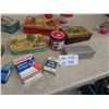 Image 2 : Tins : Toffee , Biscuit , Bandaid , Tobacco 