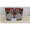Image 1 : 2 Philips Book Case Speakers 
