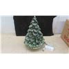 Image 1 : Ceramic Light-Up Christmas Tree 16'' Tall (Missing Coloured Pegs) 