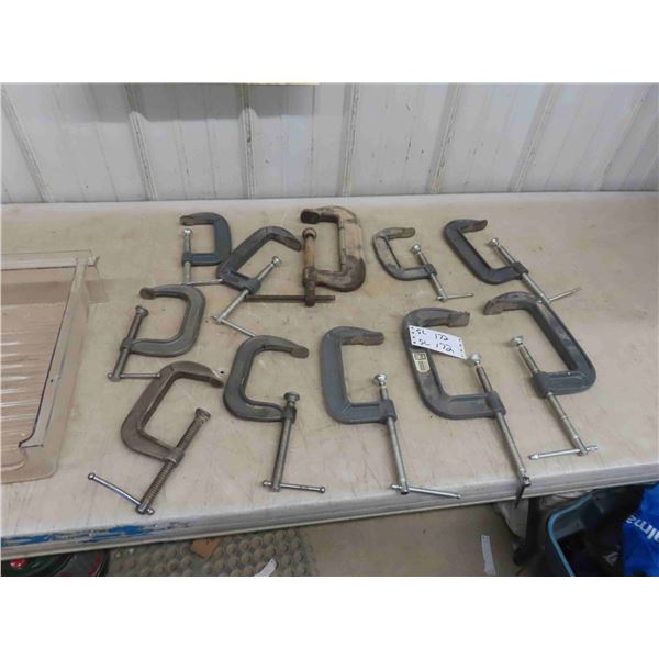 11 C Clamps 4'' - 6'' 