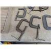 Image 3 : 11 C Clamps 4'' - 6'' 