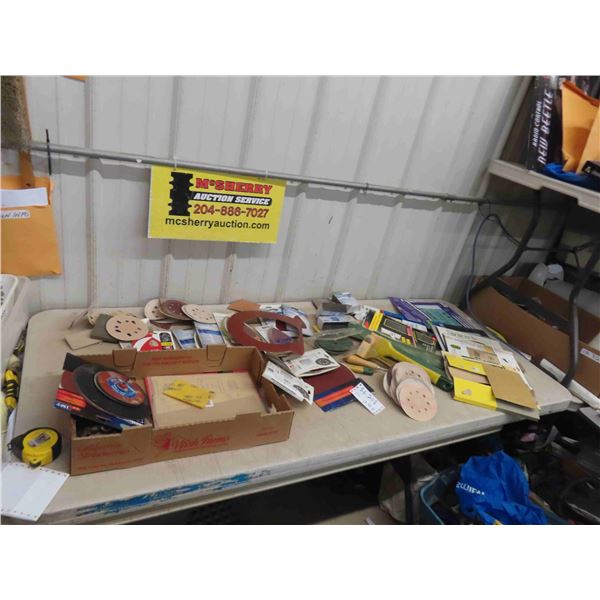 Various Sand Paper , Scrapers, Pads, Plus