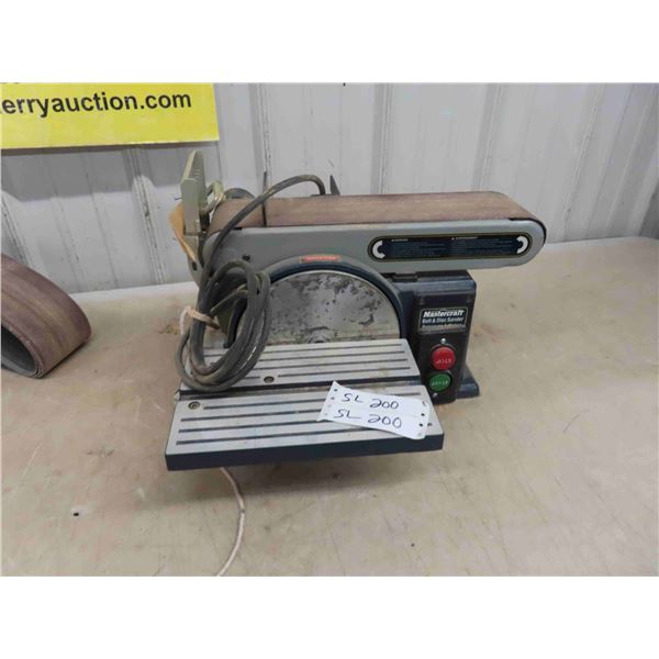 Mastercraft Power Disc 4'' & Belt Sander 4'' 
