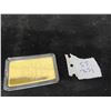 Image 1 : Swiss Bank 1oz .999 Gold Plated Bar
