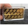 Image 3 : Swiss Bank 1oz .999 Gold Plated Bar