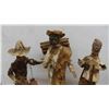 Image 3 : 9 Mexican Paper Mache Figures - Tallest is 14'' 