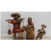 Image 5 : 9 Mexican Paper Mache Figures - Tallest is 14'' 