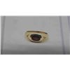 Image 6 : New Polished 14kt Yellow Gold, Rhodolite Garnet & Diamond Ring Size 6 