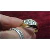 Image 6 : New Polished 14kt Yellow Gold and Diamond Ring Size 10 Total Weight 