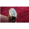 Image 8 : New Polished 14kt Yellow Gold and Diamond Ring Size 10 Total Weight 