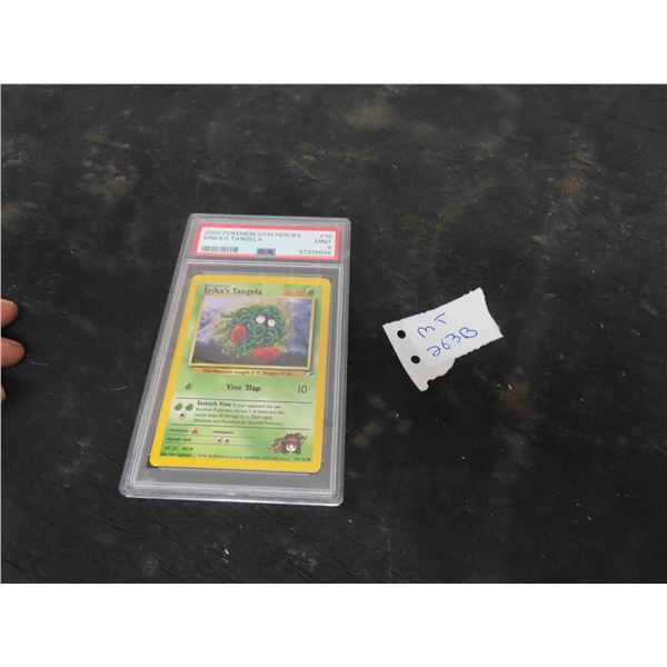 2000 Pokemon Gym Heroes Erikas Tangela #79 PSA 9