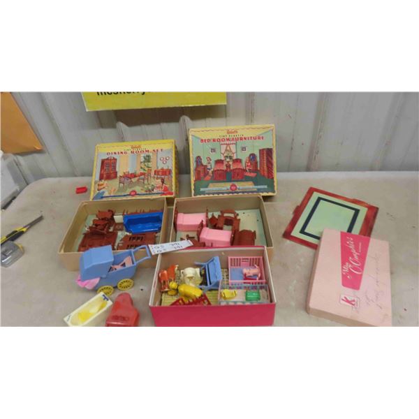 Reliable Doll Furniture with Boxes Including Dining