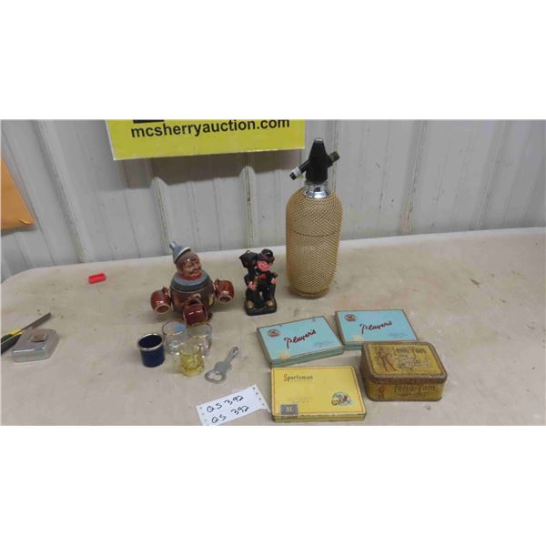 Long Tom Smoking Tobacco Tin, Players Cigarette