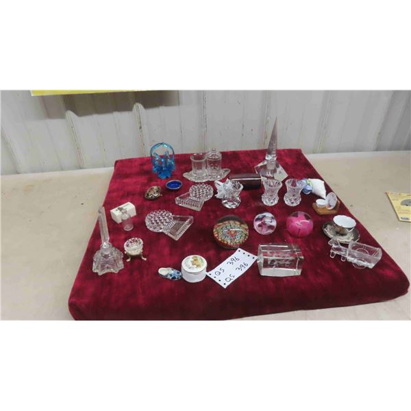 Crystal, China, Blown Glass,Perfume Bottles, Plus