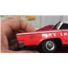 Image 10 : Tin Friction Fire Chief Car Made in Japan, Metal 