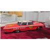 Image 8 : Tin Friction Fire Chief Car Made in Japan, Metal 