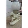 Image 8 : 3 Bohemia Crustal Vases, Unique Table Lamp, Cast 