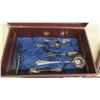 Image 2 : Chest of Silverware with Pull Out Trays