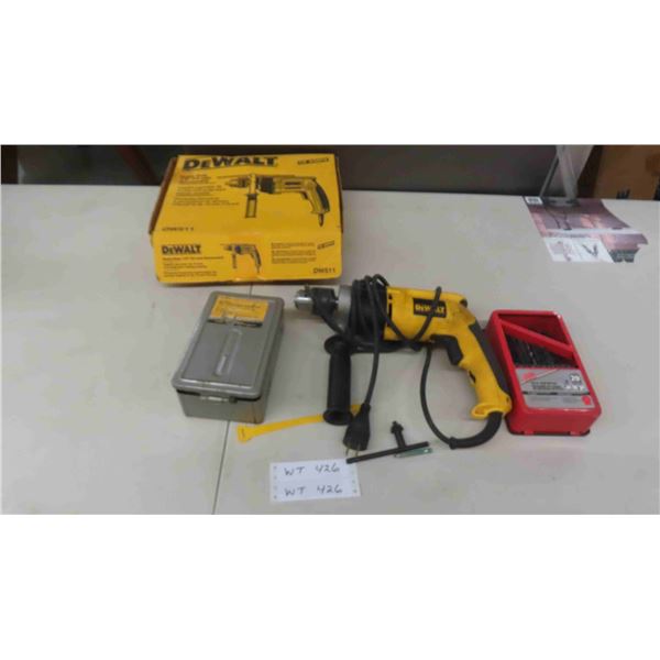 Dewalt Power 1/2'' Hammer Drill , Drill Bits
