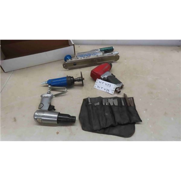 Air Tools: 3/8'' Impact, Die Grinder, Chisel, Sander & 