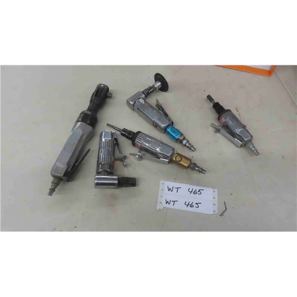 5 Air Tools: Mac, Impact Wrench, 1/4'' Mini Grinder, Die