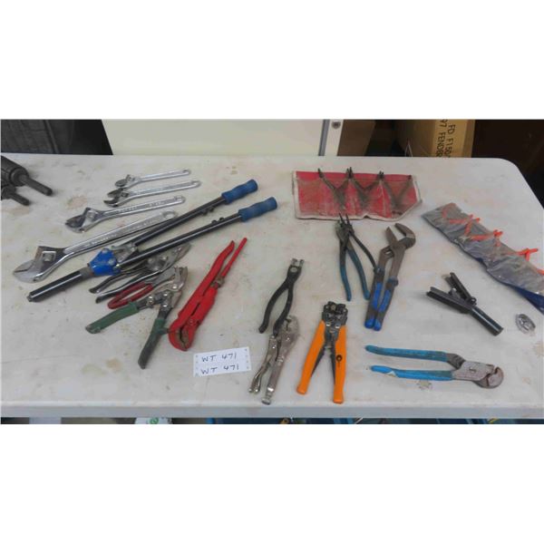 Crescent Wrenches , Snips , Pliers , Big Daddy Rivoter, Plus