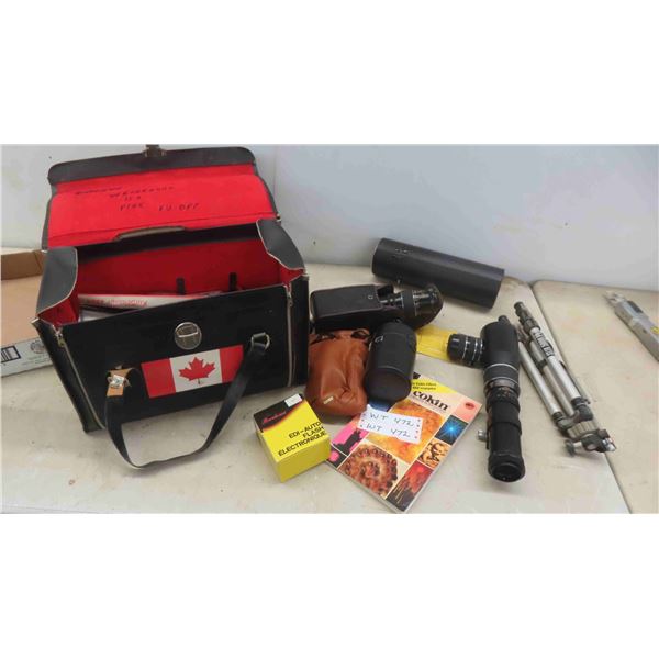 Camera Lens , Tripod , Carrying Case , Plus