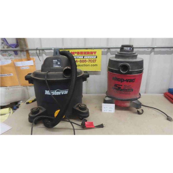 2 Shop Vacs : Mastercraft 6.5 Gallon with Hose , Shop