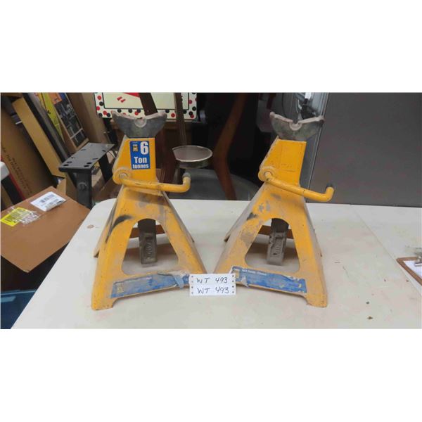 (2) 6 Ton Jack Stands 