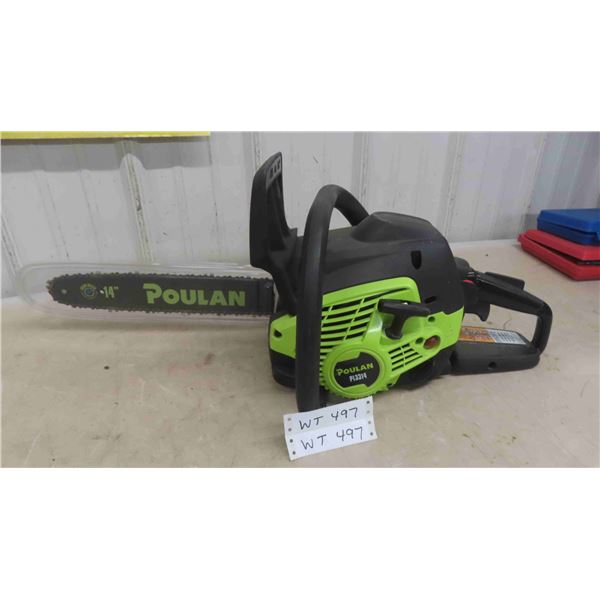 New Poulan 14'' Chain Saw 