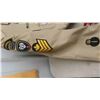 Image 5 : Vintage Military Jacket, Pants, Shirt with Sash, Badges, 