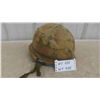 Image 1 : Vintage Military Helmet with Liner 