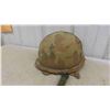 Image 4 : Vintage Military Helmet with Liner 