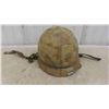 Image 6 : Vintage Military Helmet with Liner 