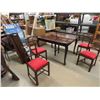 Image 1 : Dining Room Table 31'' x 52''  x 42'' with (3) 8'' Leaves & 