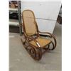 Image 1 : Bent Wood and Cane Rocking Chair 
