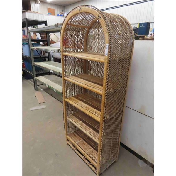 Wicker Shelf 72'' x 29'' x 15'' 
