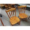 Image 8 : Maple Table 29'' x 40'' Across with (2) 10'' Leaves , 5 Chairs &
