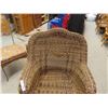Image 2 : Wicker Gliding Rocking Chair 