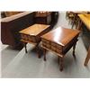 Image 2 : 2 Maple End Tables / Night Stands 24'' x 24'' x 19'' 