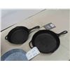 Image 3 : 2 Cast Frying Pans, Granite Frying Pan, Stoneware Mixing Bowl
