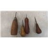 Image 3 : 15 Vintage Wood Handled Tools 