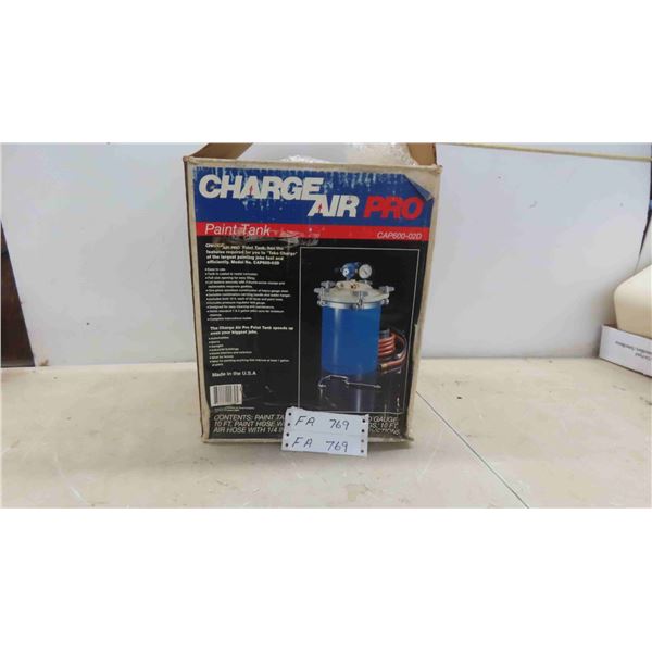New Charge Air Pro Paint Tank 