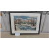 Image 1 : Framed Petit Point Picture 26'' x 20'' 