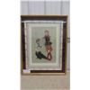Image 1 : Beautifully Framed Petti Point Picture 25'' x 32'' 