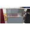 Image 2 : Glass and Mirror Showcase with 3 Shelves 14'' x 14'' x 26'' (Some 