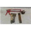 Image 6 : Spring Clamps , Shrink Wrap , Caulking Gun Hardware , 3 Planers 
