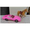 Image 2 : Barbie Corvette , Horse, Bicycle , Barbie Clothes & More 