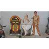 Image 1 : Elvis, Marilyn & Juke Box Cardboard Images - Tallest is 69'' , Juke Box